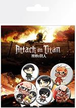Attack on Titan mix badgepack