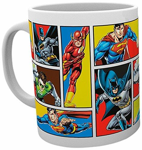 Tazza DC Comics. Justice League Grid