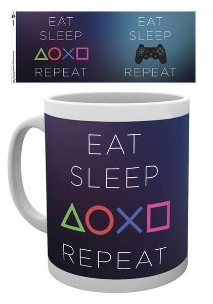 Tazza Playstation. Eat Sleep Repeat - 2