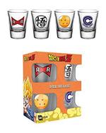 Set 4 Bicchieri Piccoli Dragon Ball Z. Mix