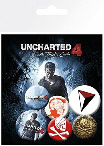 Badge Pack Uncharted 4. Mix