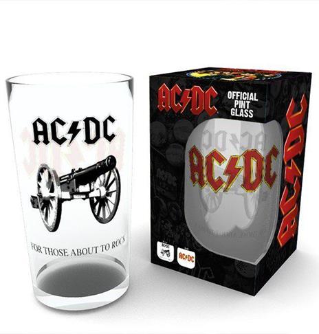 Bicchiere AC/DC. Rock