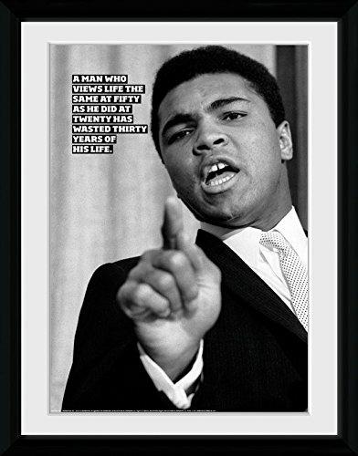 Stampa In Cornice 30x40 cm. Muhammad Ali. Life