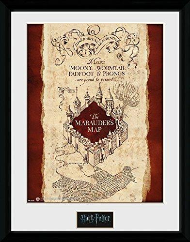 Stampa In Cornice 30x40 cm. Harry Potter. Marauder's Map