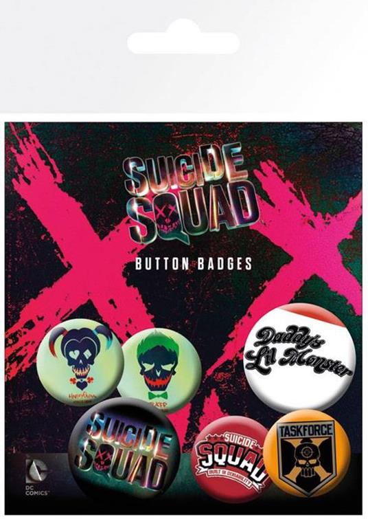 Badge Pack Suicide Squad. Lil Monster