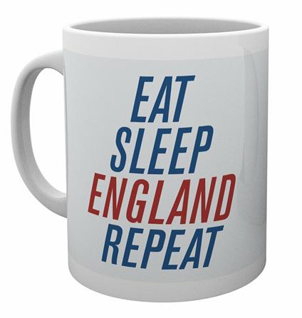 Tazza England. Eat Sleep England Repeat