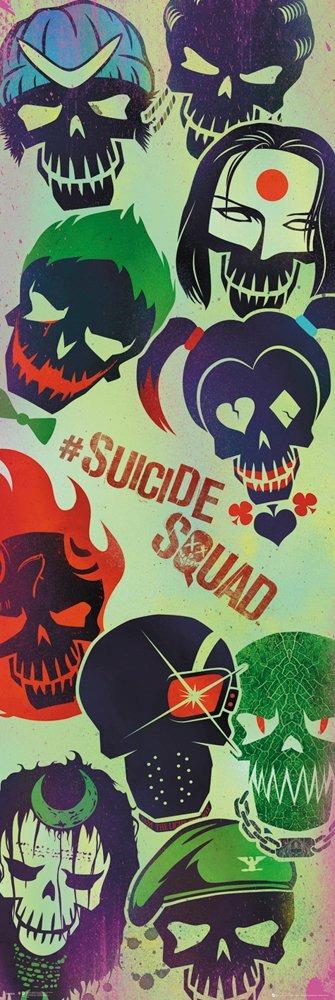 Poster Suicide Squad. Faces 53x158 cm.