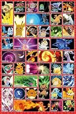 Maxi Poster 61x91.5 cm. Pokemon. Moves