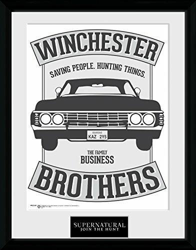 Stampa In Cornice 30x40 cm. Supernatural. Winchester