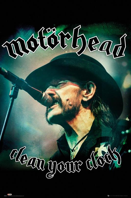 Poster Motorhead. Clean Your Clock 61x91,5 cm.