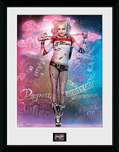 Stampa In Cornice 30x40 cm. Suicide Squad. Harley Quinn Stand