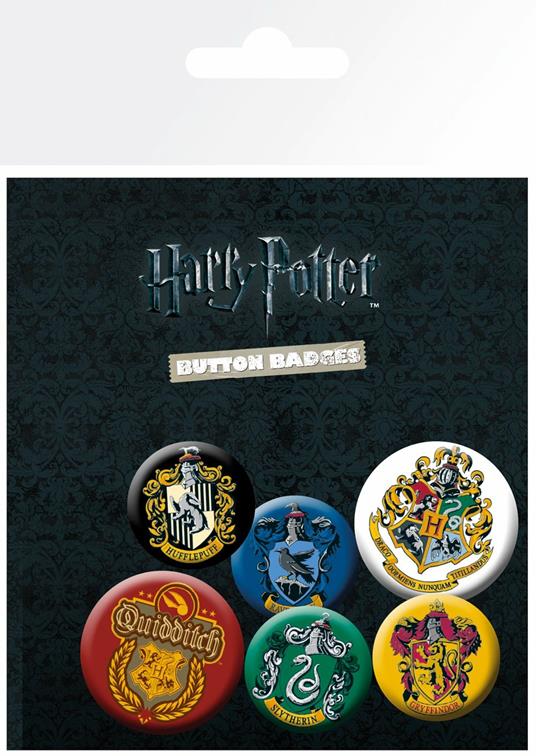 Badge Pack Harry Potter. Crests