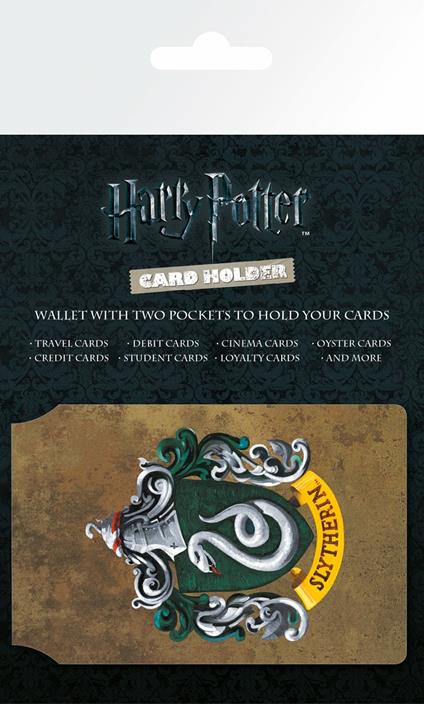 Portatessere Harry Potter. Slytherin