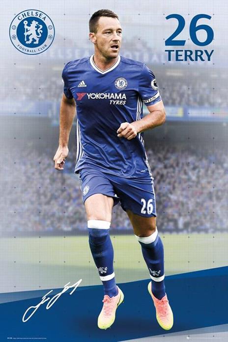 Poster Chelsea. Terry 16/17 61x91,5 cm. - 2