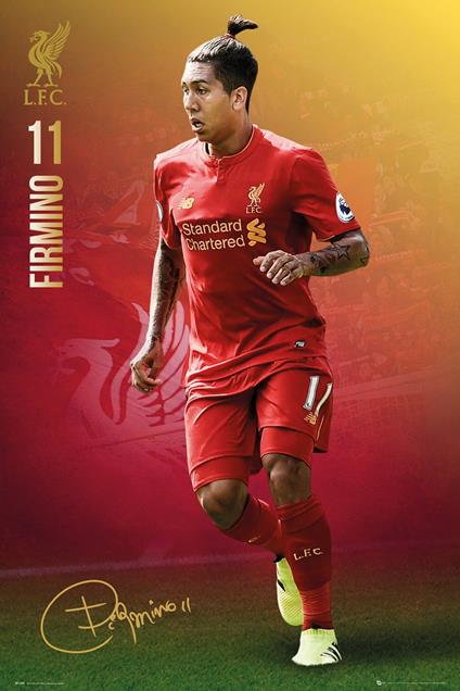 Poster Liverpool. Firminho 16/17 61x91,5 cm.