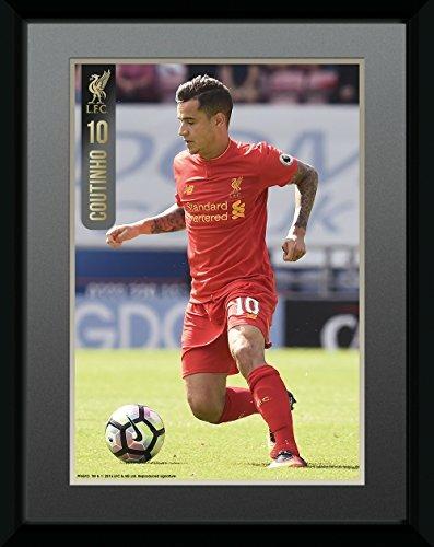 Stampa In Cornice 15x20 cm. Liverpool. Coutinho 16/17