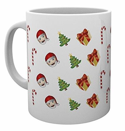 Tazza Emoji. Pattern Christmas