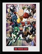 Stampa In Cornice 30x40 cm. One Punch Man. Key Art
