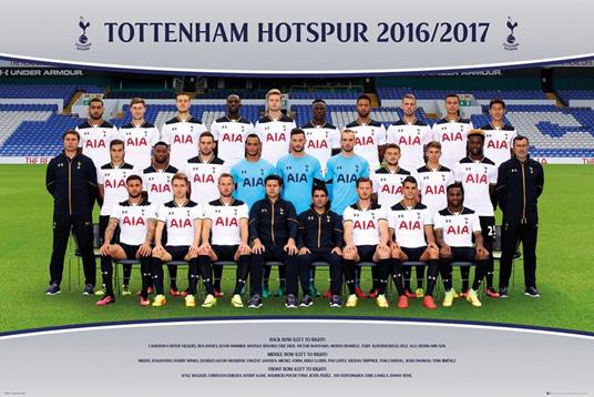 Poster Tottenham Hotspur. Team Photo 16/17 61x91,5 cm. - 2