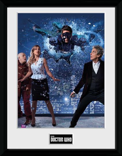 Stampa In Cornice 30x40 cm. Doctor Who.xmas Iconic 2016