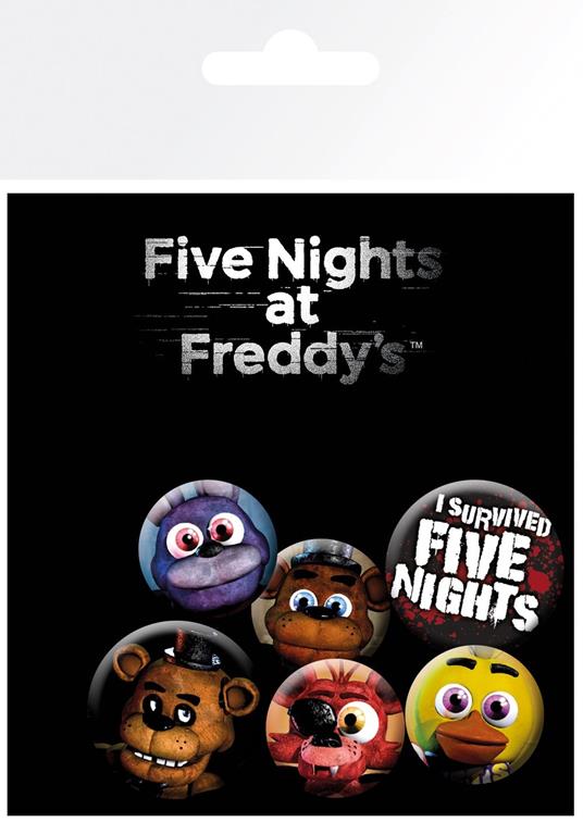 Badge Pack Five Night At Freddy's. Mix