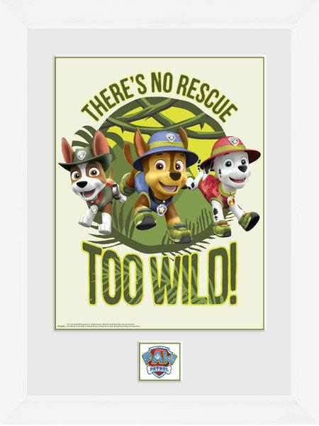 Stampa in Cornice Paw Patrol. No Rescue Too Wild