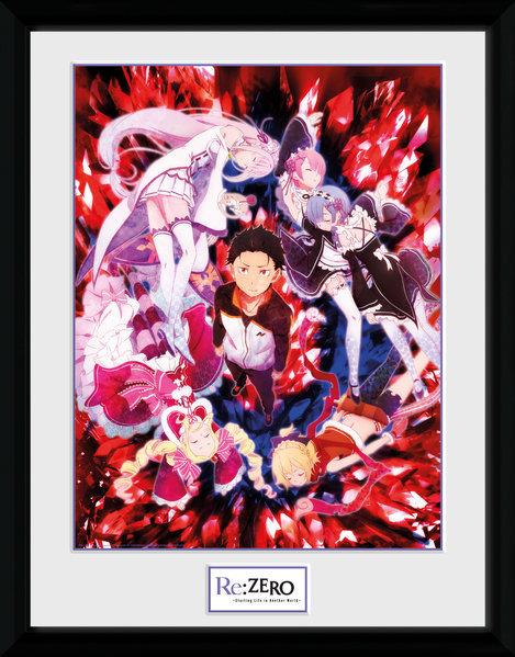 Stampa in Cornice Re-Zero. Key Art