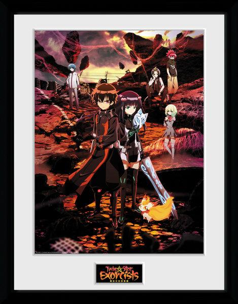 Stampa in Cornice Twin Star Exorcists. Key Art