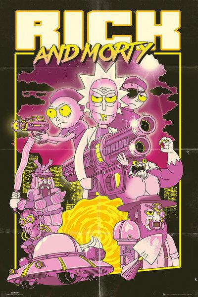 Poster Maxi Rick And Morty. Action Movie