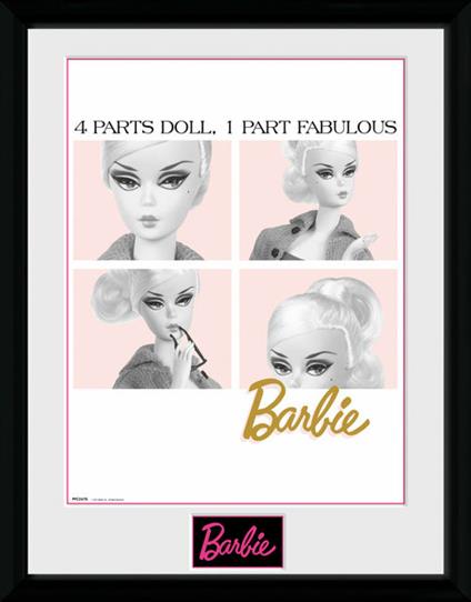 Stampa in cornice 30 x 40 cm Barbie. Fabulous