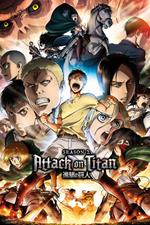 Poster Attack on Titan 2 Collage Key Art poster