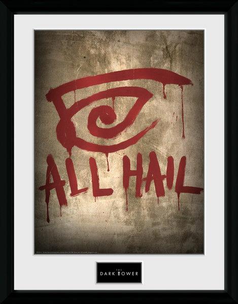 Stampa In Cornice 30x40 Cm Dark Tower. All Hail