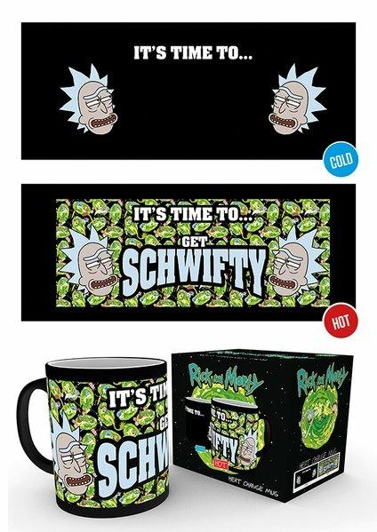 Tazza Termosensibile Rick And Morty. Get Schwifty