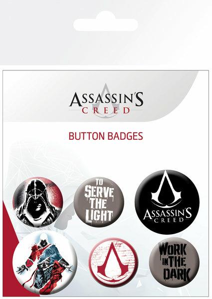 Badge Pack Assassins Creed. Mix Distintivi