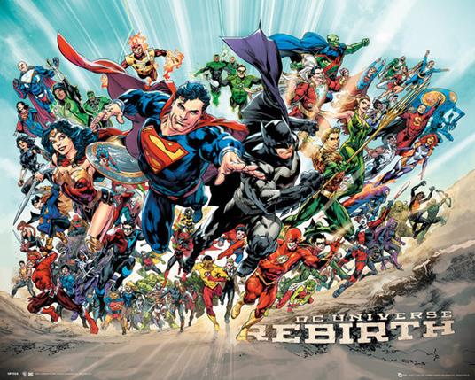 Poster Dc Universe. Rebirth