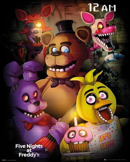 Poster Five Nights At Freddys. Group