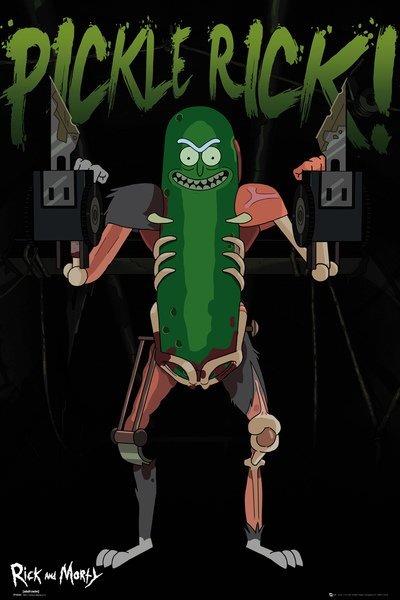 Poster Maxi 61x91,5 Cm Rick And Morty. Pickle Rick