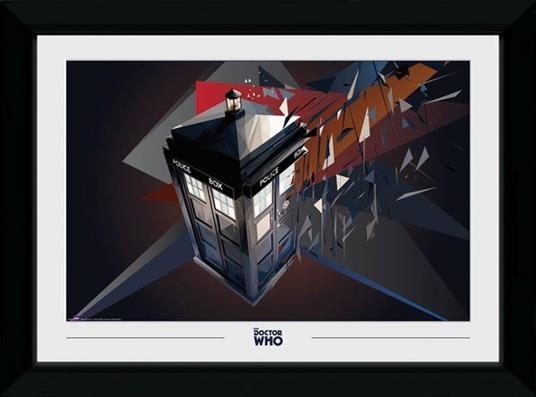 Stampa In Cornice 50x70 Cm Doctor Who. Factil Tardis 30Mm Black
