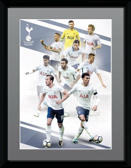 Stampa In Cornice 30x40cm Tottenham Hotspur. Players 17/18
