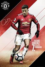 Poster Maxi 61x91,5 Cm. Manchester United Sanchez 17/18
