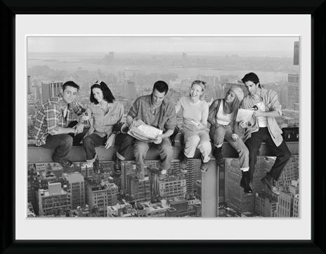 Stampa In Cornice 30x40cm. Friends On Girder - 2