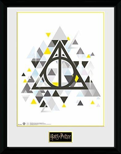 Stampa In Cornice 30x40cm Harry Potter. Deathly Pixels