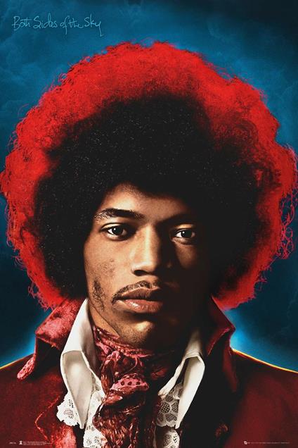 Poster Maxi 61x91,5 Cm Jimi Hendrix. Both Sides Of The Sky