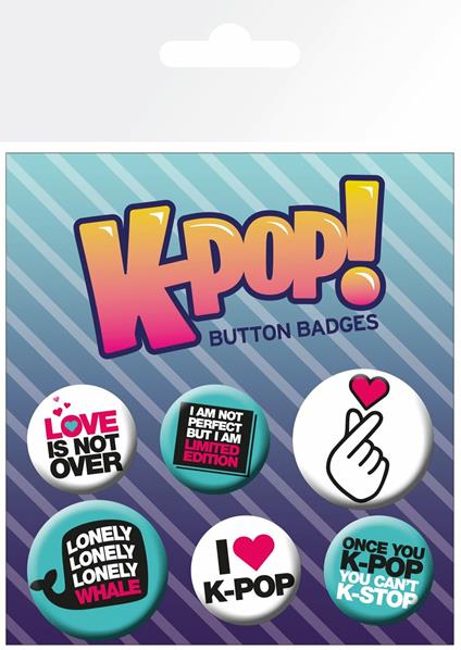 Badge Pack K Pop. Quotes