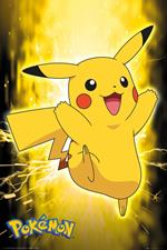 Poster Maxi 61x91,5 Cm. Pokemon: Pikachu Neon