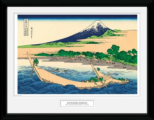 Hokusai: Shore Of Tago Bay (Stampa In Cornice 30x40cm)