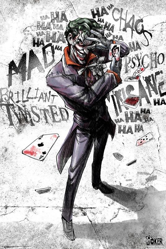 Poster Maxi 61x91,5 Cm Dc Comics: Joker Type