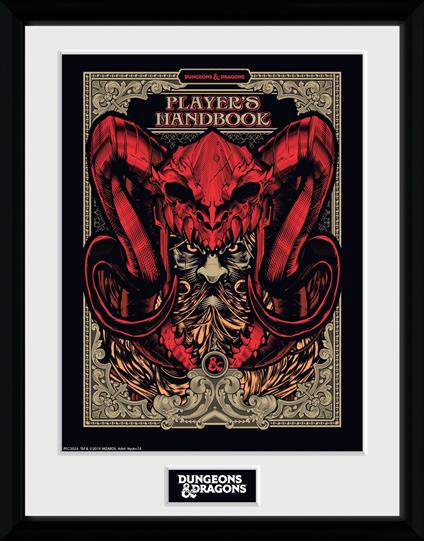 Stampa In Cornice 30x40cm Dungeons & Dragons: Players Handbook