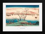 Hiroschige: Cherry Blossom At Gotenyama (Stampa In Cornice 30x40Cm)