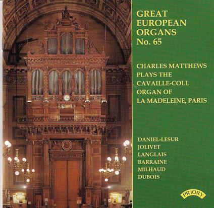 Great European Organs No.65 - CD Audio